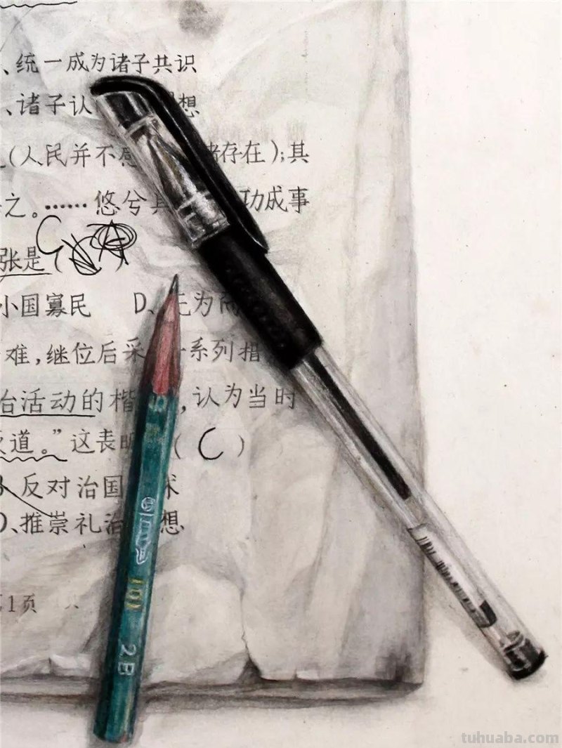 鲁美附中2021精微素描作品大汇总
