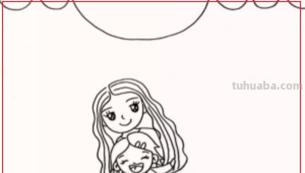 怎么画父母的爱手抄报 简笔画画母亲节手抄报？