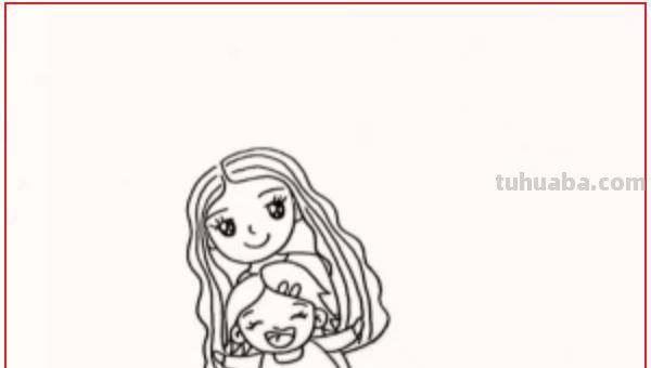 怎么画父母的爱手抄报 简笔画画母亲节手抄报？