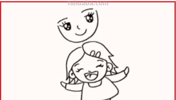 怎么画父母的爱手抄报 简笔画画母亲节手抄报？