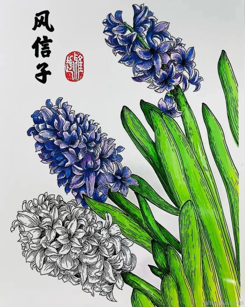 20张儿童美术范画，美到没有朋友呦！动漫、照片写生，张张精美！