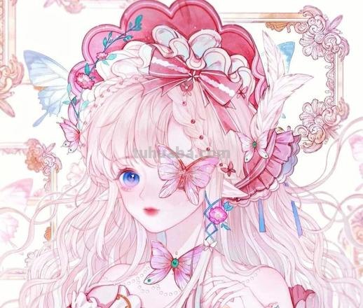 一组漂亮的漫画头像