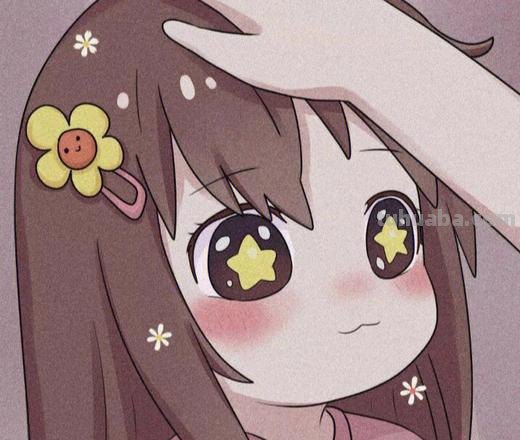 一组漂亮的漫画头像