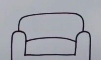 家具怎么画简笔画图片 如何画漂亮的沙发？