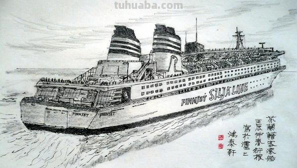 邮轮的速写 首艘国产大型邮轮长啥样？