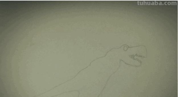 k恐龙速写 恐龙画画？