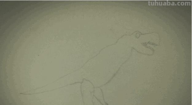 k恐龙速写 恐龙画画？