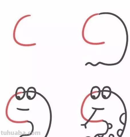 26幅有趣的字母简笔画，一边画一边学英文字母，为孩子收藏吧