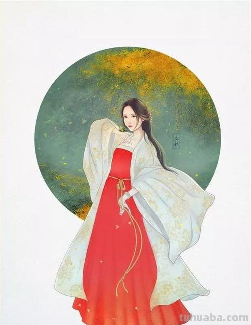 人工智能绘画:中国汉服的独特服装风格,令人惊叹的艺术作品