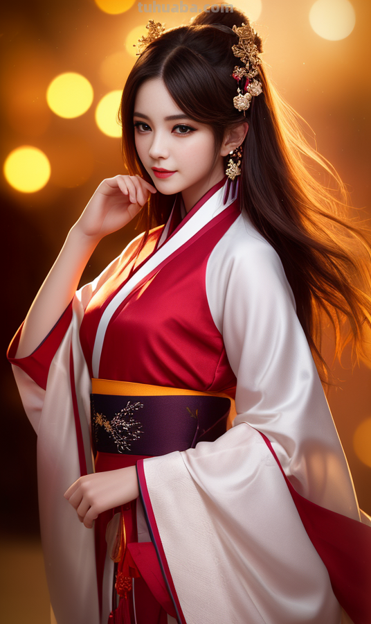 人工智能绘画：中国汉服的独特服装风格，令人惊叹的艺术作品