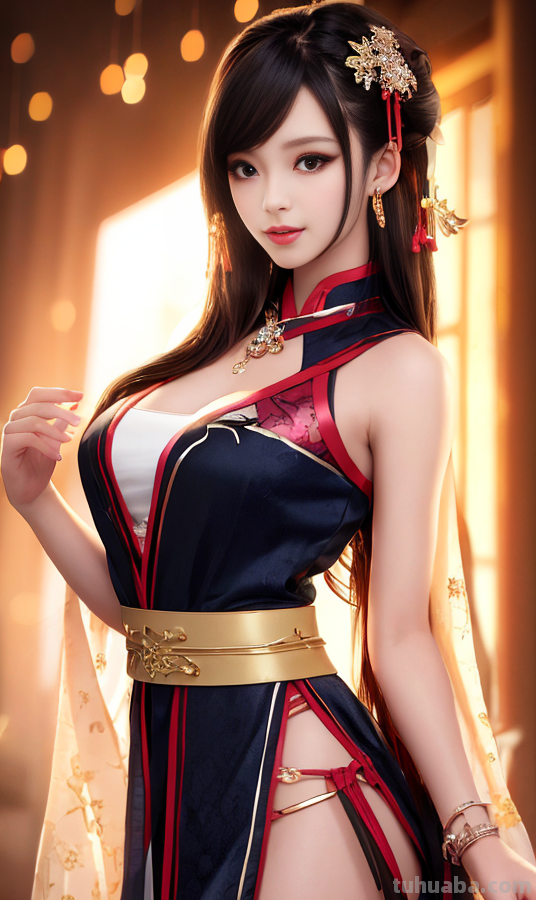 人工智能绘画：中国汉服的独特服装风格，令人惊叹的艺术作品