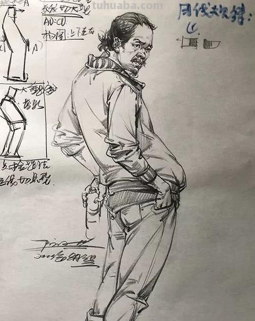 速写者开车 初学速写者该如何做能在15分钟内完成一幅完整的明暗速写?