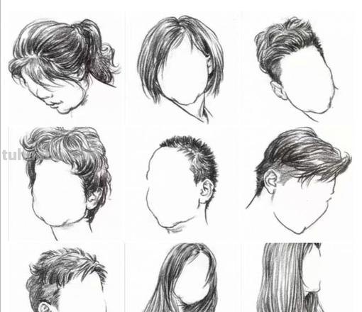 速写画技巧实物 怎样画速写才能线条流畅?还有五官以及头发怎么画?