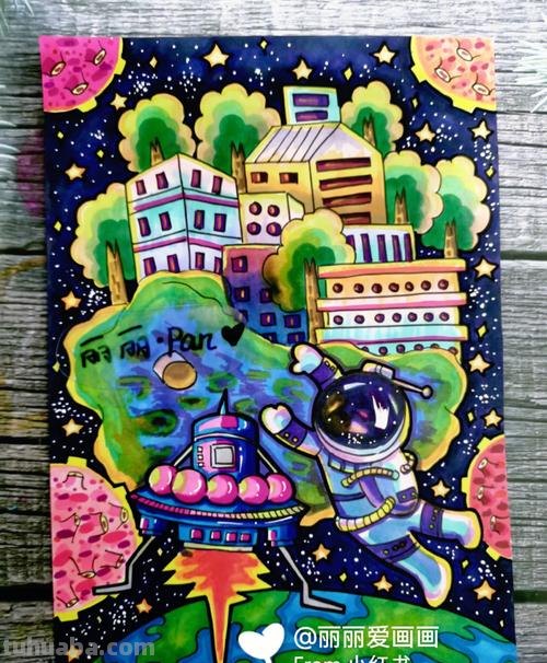 少儿科幻绘画素材15张，简单的，复杂的都有赶快来收藏！