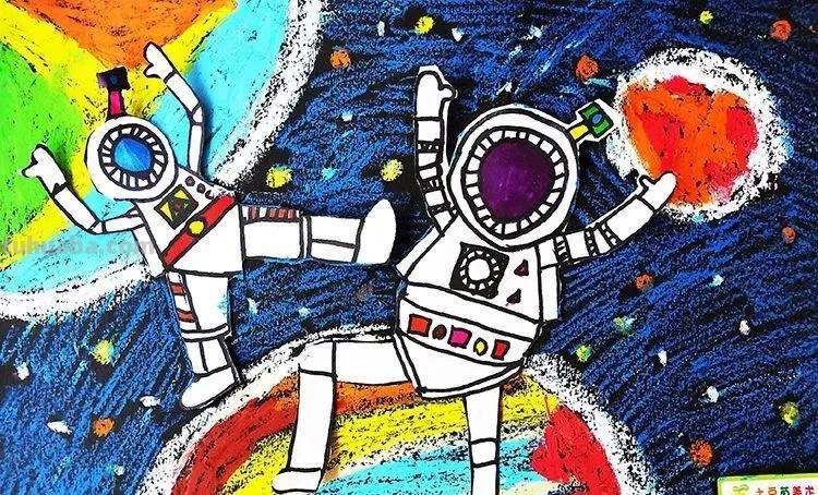 少儿科幻绘画素材15张，简单的，复杂的都有赶快来收藏！