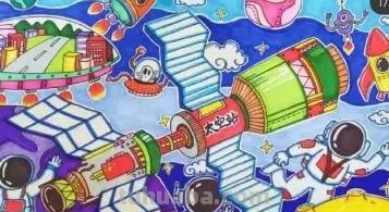 少儿科幻绘画素材15张，简单的，复杂的都有赶快来收藏！