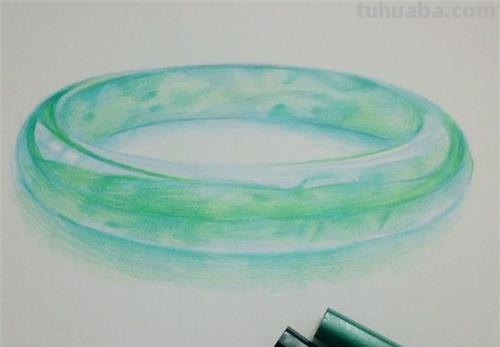 彩铅画水晶手镯切割怎么画 怎样用彩铅？