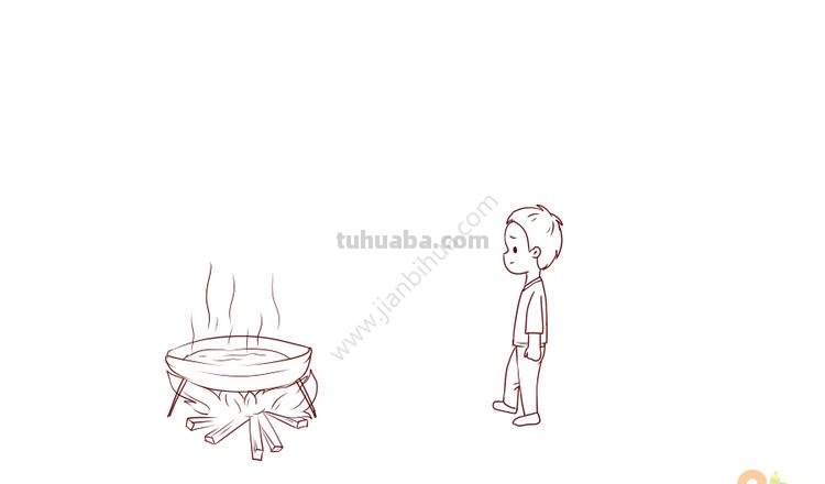 汤怎么画简笔画图片 赴汤蹈火的汤，第四画笔画的名称？