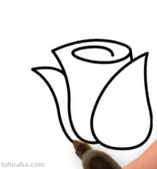 简笔画玫瑰花怎么画 如何画简单的玫瑰花？