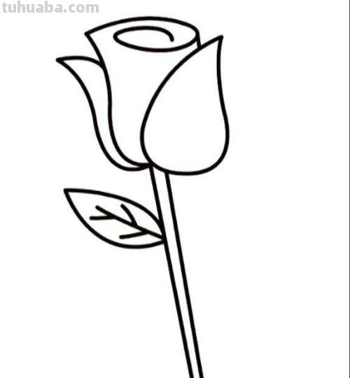 简笔画玫瑰花怎么画 如何画简单的玫瑰花？