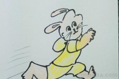 跑步怎么画简笔画图片 如何画动物们跑步比赛的简笔画？