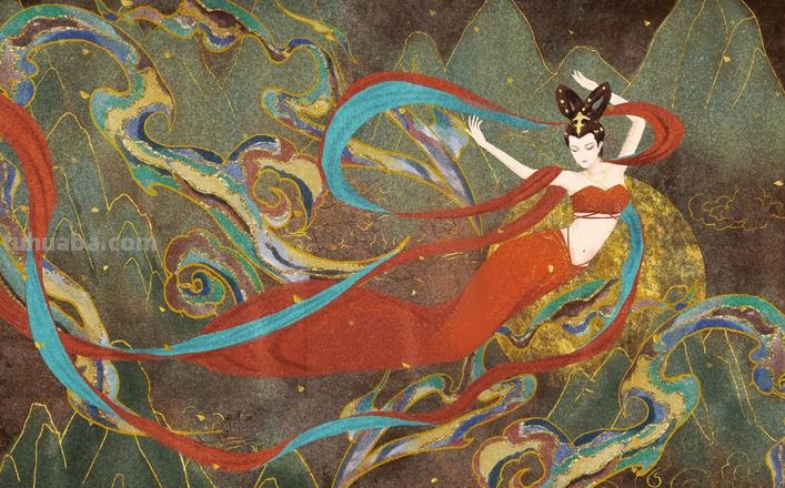 飞天的色彩及其特点 