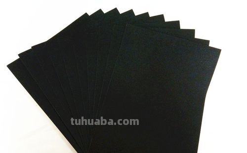 黑色彩砂及黑色彩砂纸是什么样子 