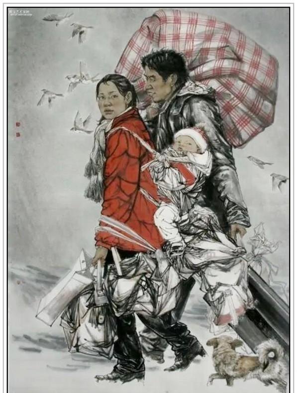 近现代著名画家李少文四十三幅经典绘画作品赏析