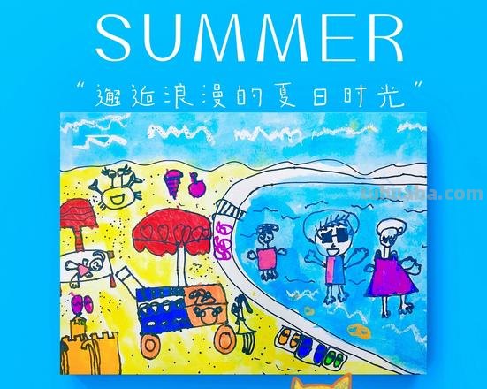 夏季色彩画：炎炎夏日的绚丽画卷 