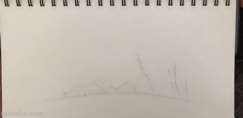 素描风景画怎么画彩铅 用铅笔画风景画方法？