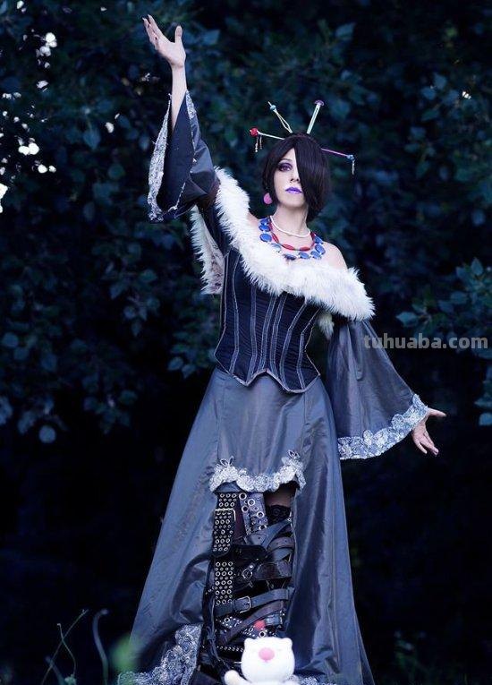 《最终幻想16》贝妮迪塔COS：两个小姐姐两个风格！