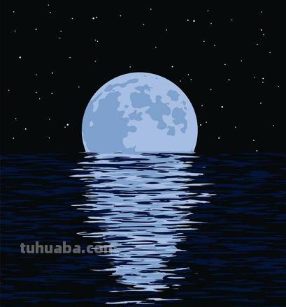 色彩雫 月夜与色彩雫深海的对比