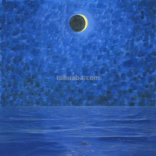 色彩雫 月夜与色彩雫深海的对比