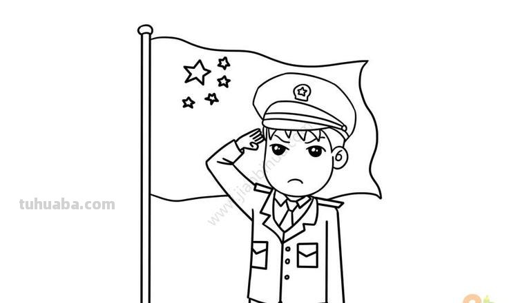 怎么画军人简笔画图片 如何简笔画一个军人？
