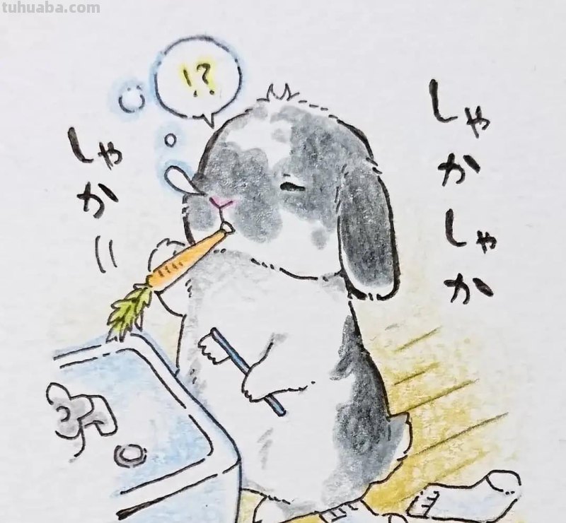 350张超Q的兔子简笔画，可爱得不要不要的~绝对够用一辈子了