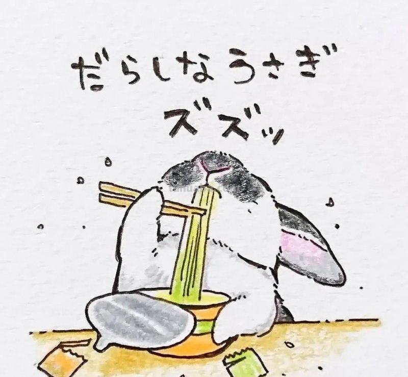 350张超Q的兔子简笔画，可爱得不要不要的~绝对够用一辈子了