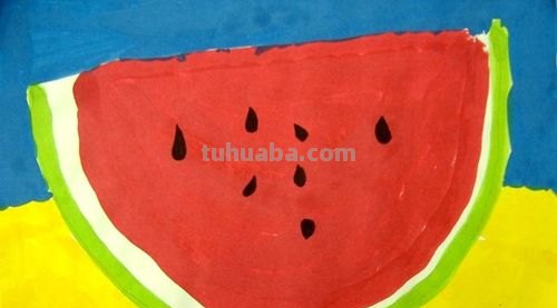 【西瓜色彩画 | 画出夏日的清凉】 