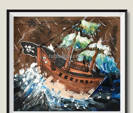 色彩船水粉及色彩船的画法
