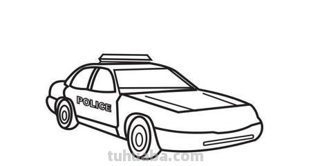 警察怎么画简笔画图片 警车图片儿童画？