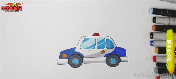 警察怎么画简笔画图片 警车图片儿童画？