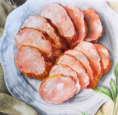 用彩铅画香肠怎么画视频 彩铅画难学吗?
