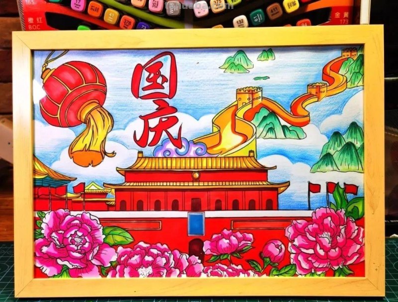 最新最全2022国庆节手抄报+主题绘画大合集