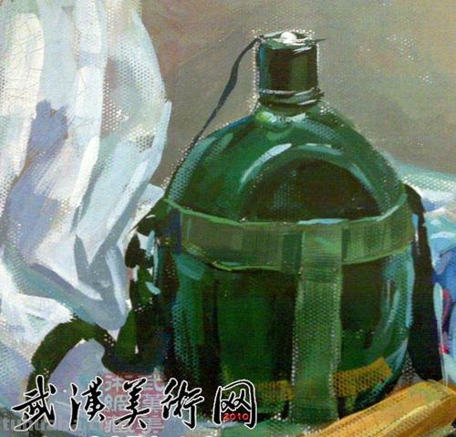 【绘画教程】军用水壶色彩调色技巧,让作品更具军事氛围!