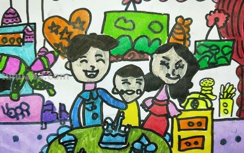 我爱我家简笔画怎么画 如何以“我爱我家”为主题画一幅画？