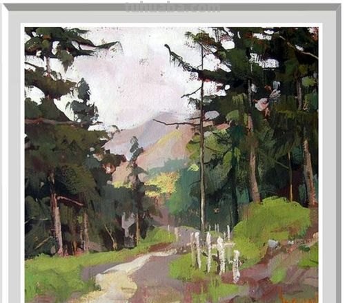 陆琦色彩风景：绚丽多彩的自然画卷 