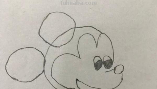 怎么画米奇简笔画图片 QQ画图红包米老鼠怎么画？