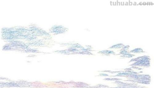 风景画彩铅云朵怎么画 彩铅画自学教程风景？