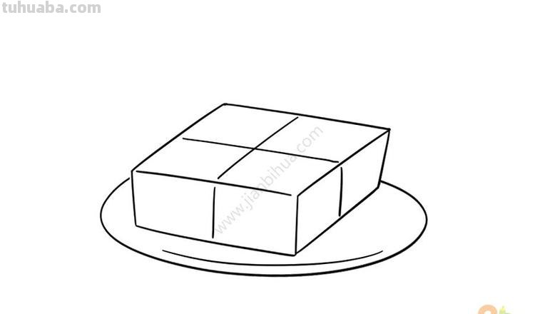 豆腐怎么画简笔画图片 豆腐笔画？