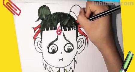 教我画哪吒用彩铅怎么画 画哪吒变身咋画画？