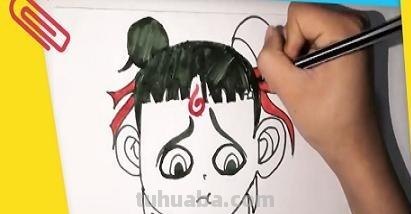 教我画哪吒用彩铅怎么画 画哪吒变身咋画画？